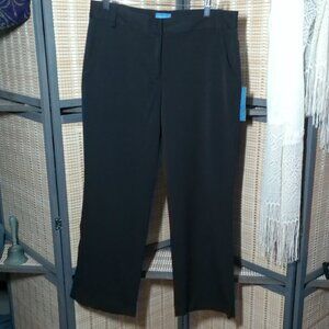 Simply Vera Vera Wang Straight Fit Flare Leg Trouser